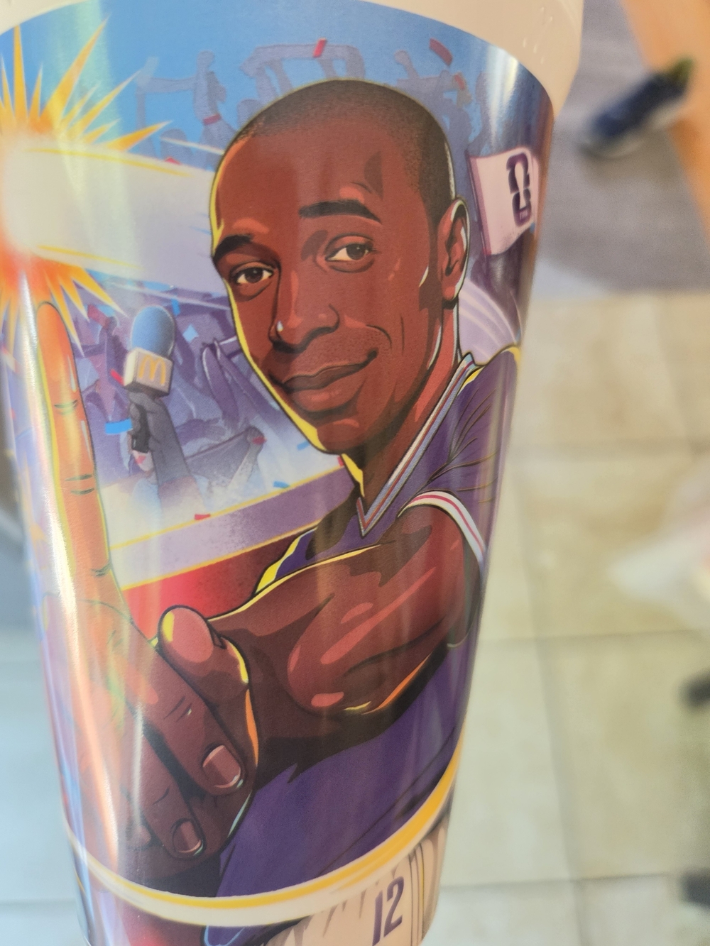 **Last Call**McDonald's Purple Basketball Player Drink Cup